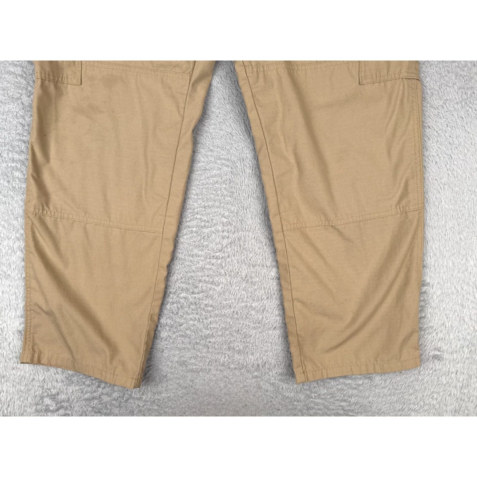 Vintage 5.11 Tactical Pants Men 36 Beige Cargo Double Knee Rip-Stop Fabric LEO EMT 36x30 Size US 36 / EU 52 - 2 Thumbnail