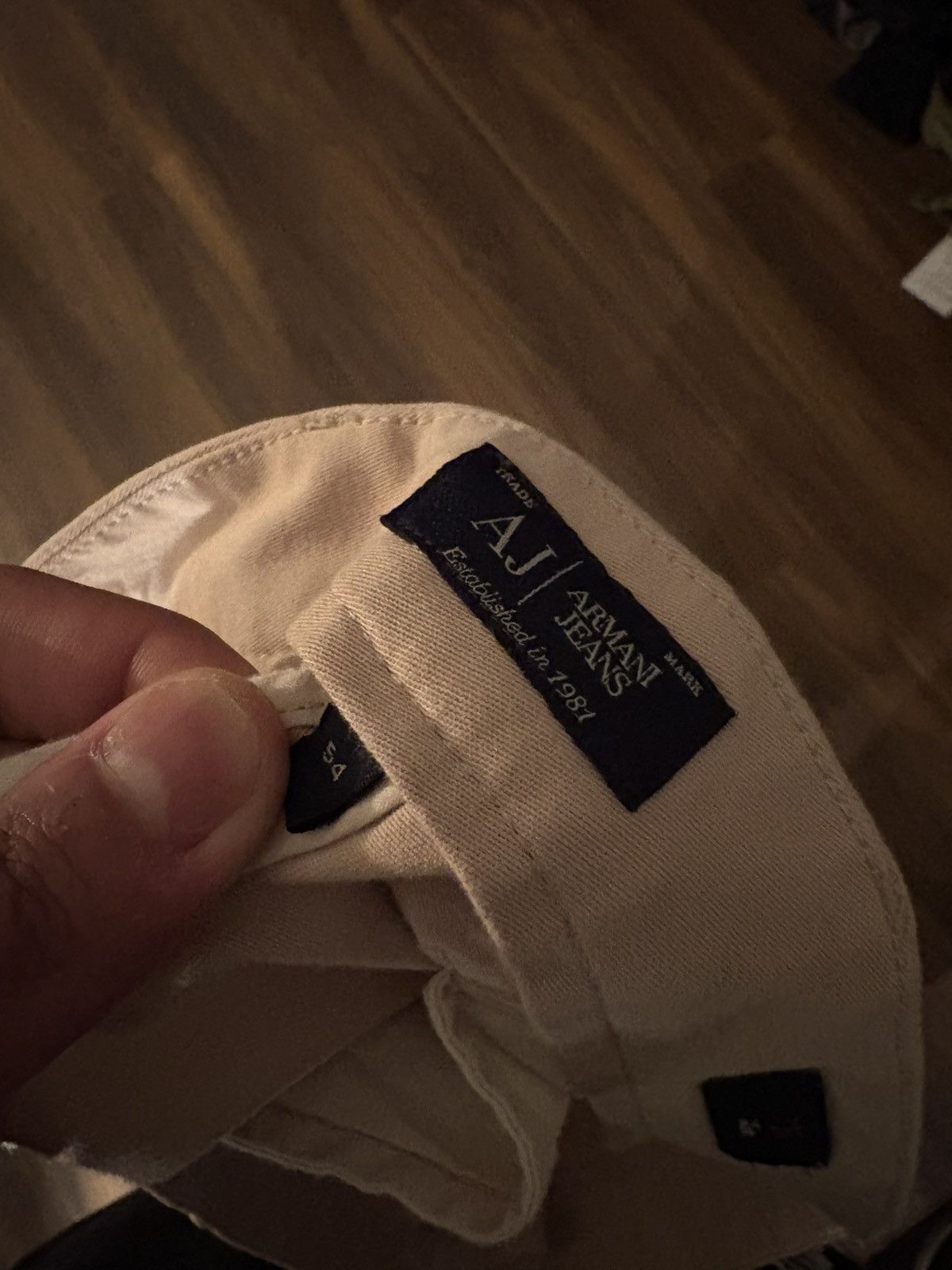 Armani Armani Khaki Trousers Size US 36 / EU 52 - 2 Thumbnail