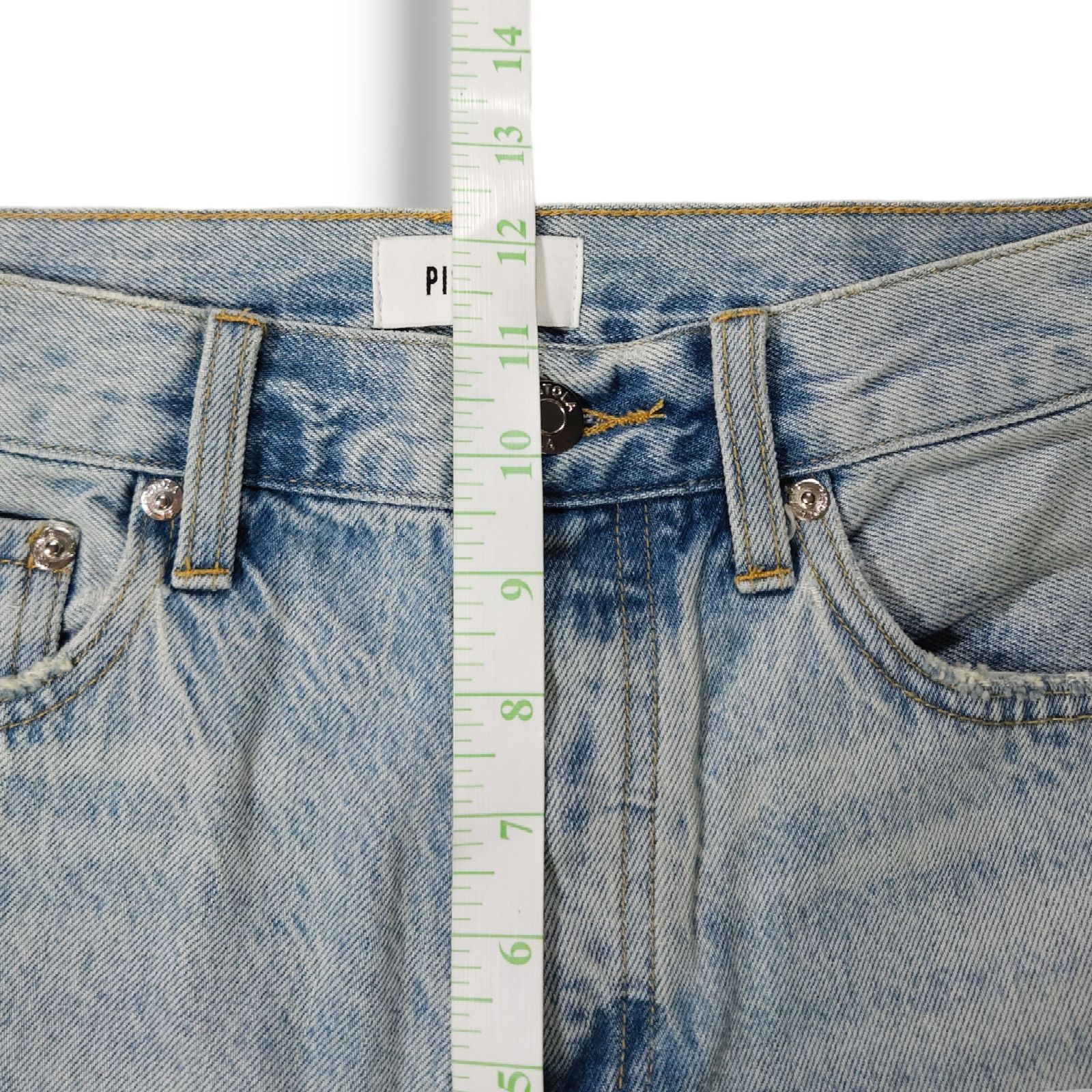 Pistola NWOT Pistola Charlie Button Fly Straight Jeans Sz. 26x27 Size 26" / US 2 / IT 38 - 9 Thumbnail