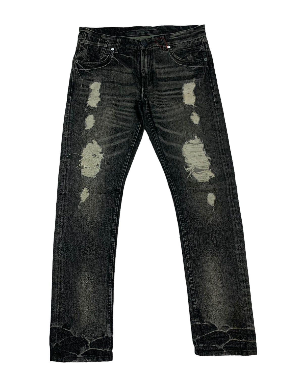 Japanese Brand Vintage Japanese Brand The 80/20 Jeans Distressed Size US 32 / EU 48 - 3 Thumbnail