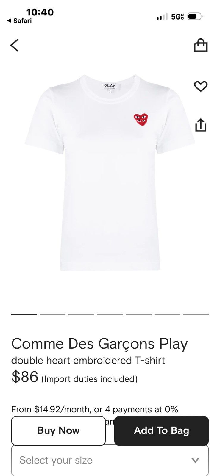 Comme des Garcons Comme des garçons Size US S / EU 44-46 / 1 - 7 Thumbnail