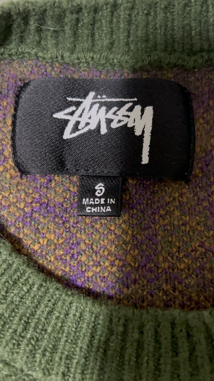 Stussy Stussy Green Paisley Sweater Size US S / EU 44-46 / 1 - 6 Thumbnail