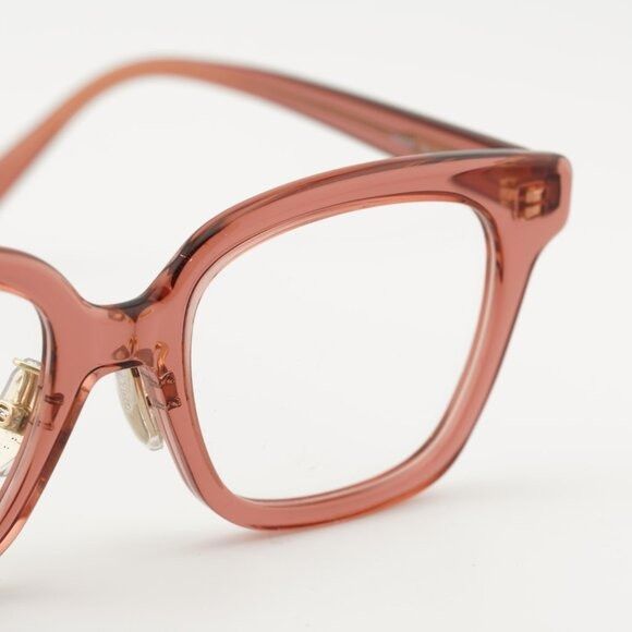 Loewe Loewe LW50083F 072 Eyeglasses Shiny Pink 51mm Square Frame Size ONE SIZE - 4 Thumbnail