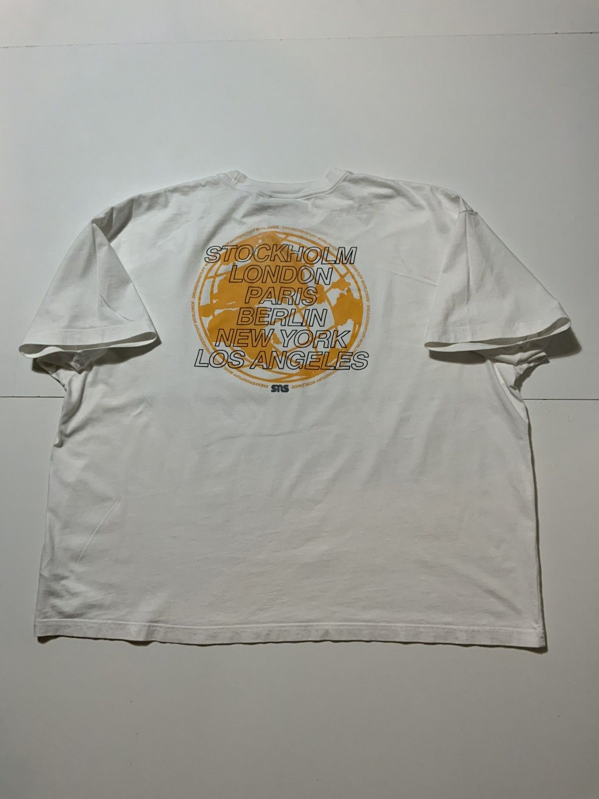Adidas × Sneakersnstuff Adidas X SNS Sneakernstuff Worldwide World Tour T-Shirt Size US XXL / EU 58 / 5 - 3 Thumbnail