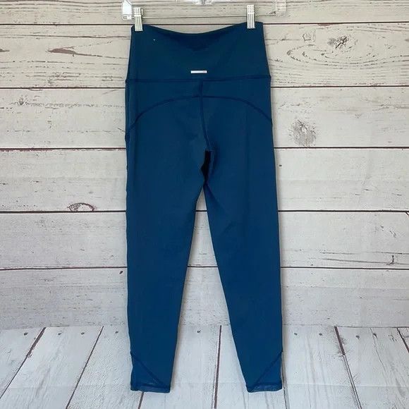 American Eagle Outfitters AERIE Blue Chill Play Move Moto 7/8 Leggings Size Small Size 26" / US 2 / IT 38 - 5 Thumbnail