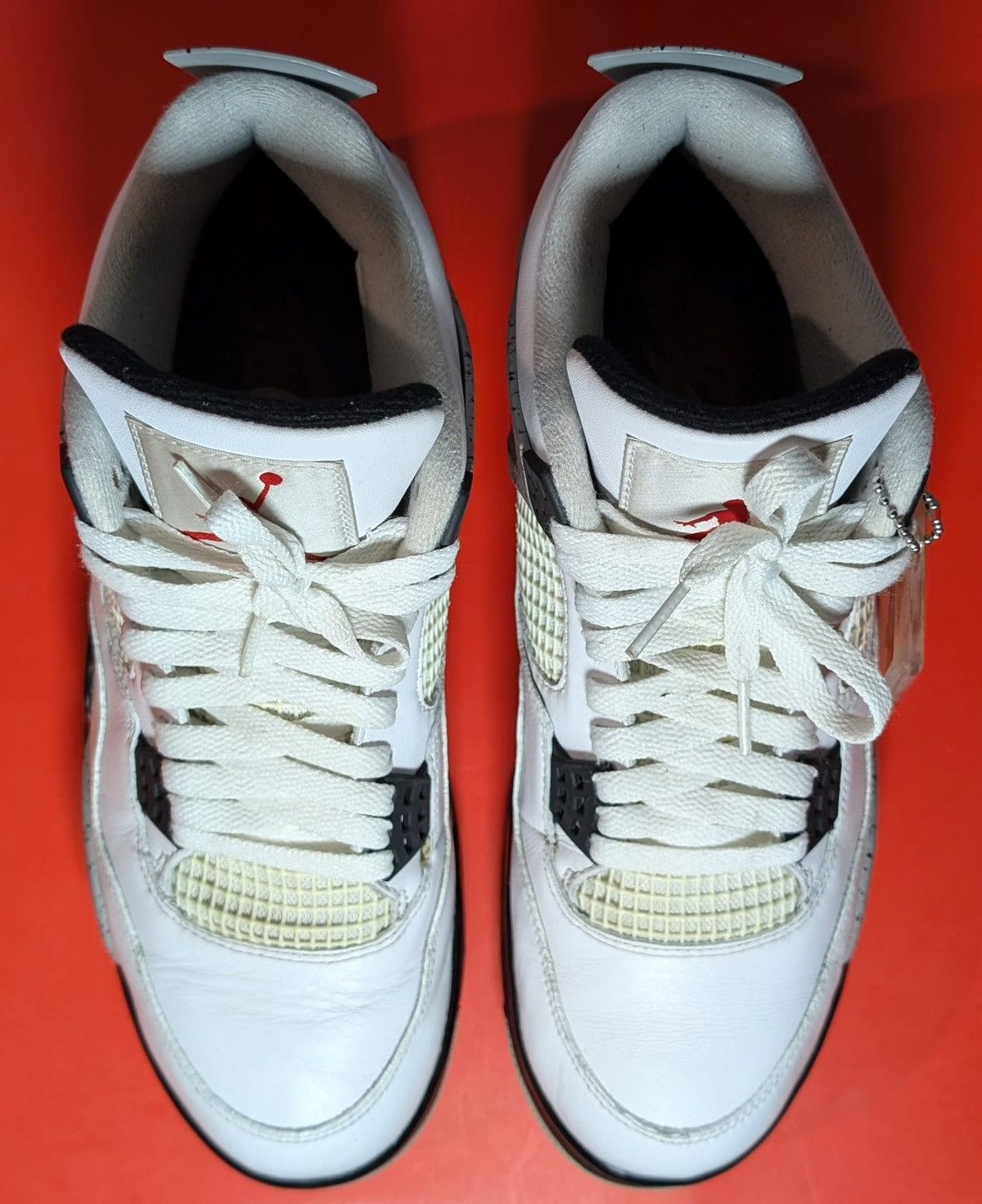 Jordan Brand Size 10 - Jordan 4 Retro OG White Cement Size US 10 / EU 43 - 4 Thumbnail
