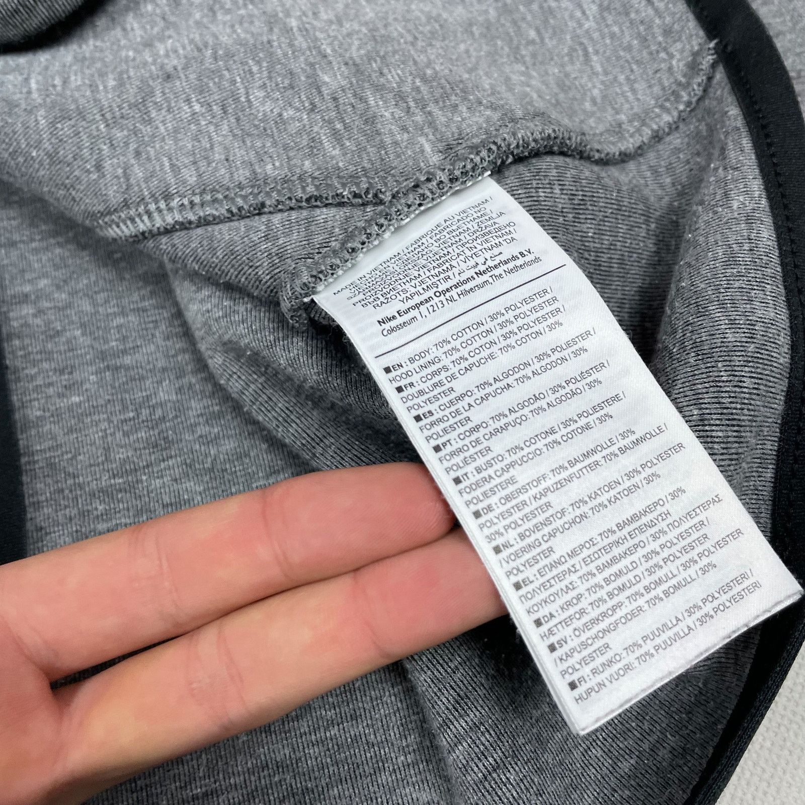Nike Nike Sportswear Tech Fleece Men's Gray Windrunner Hoodie M Size US M / EU 48-50 / 2 - 10 Thumbnail