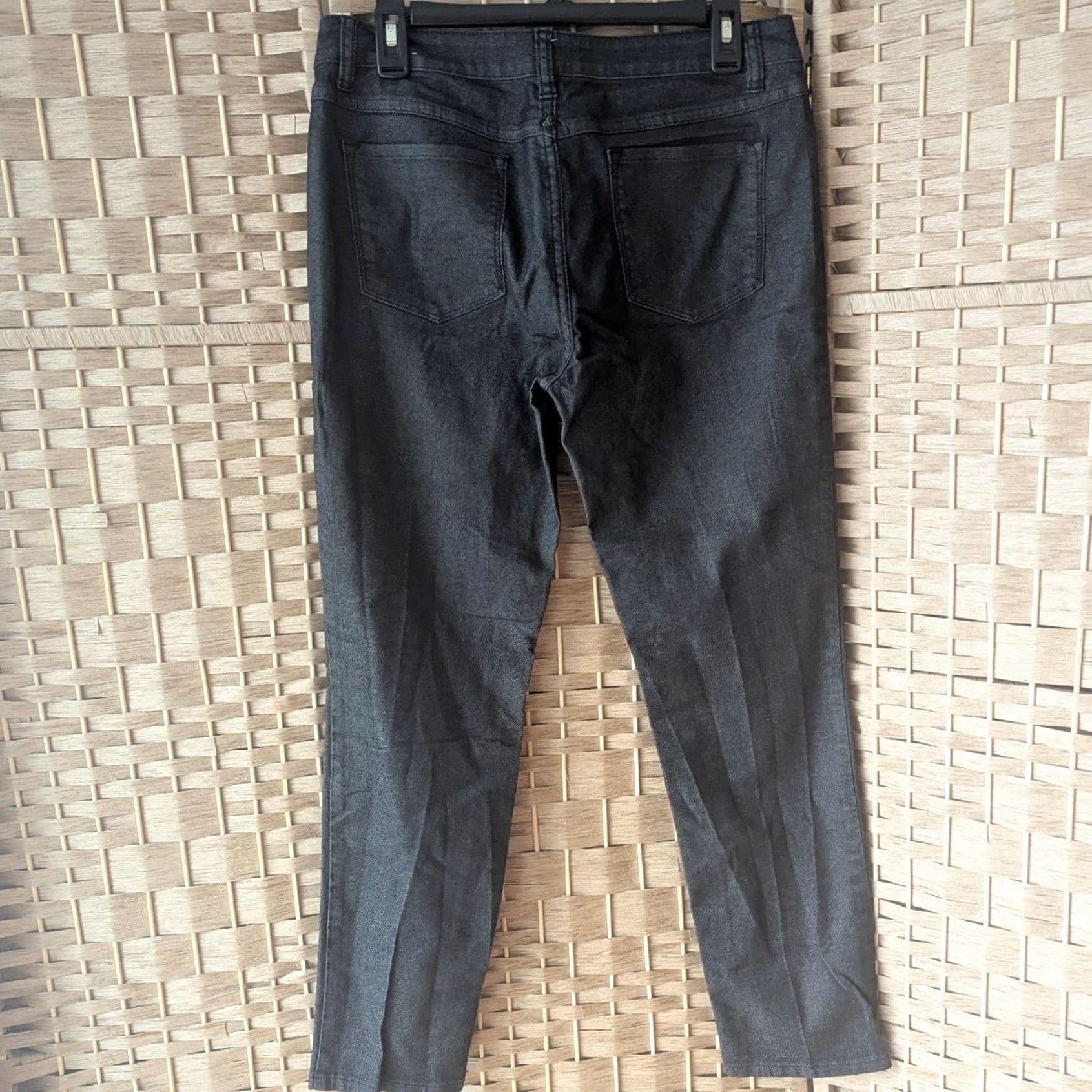 Prana Prana Kara Jeans Charcoal Grey Stretch Denim Tapered Leg Womens Sz 8/29 Short Size 29" - 2 Thumbnail