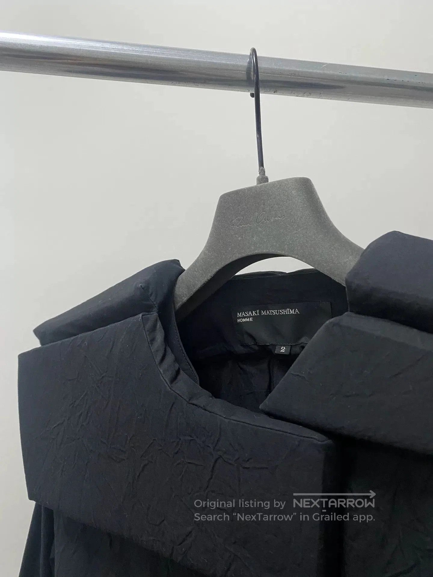 Masaki Matsushima Masakimatsushima 90s Sculpted Pleated Shirt. Size M / US 6-8 / IT 42-44 - 4 Thumbnail