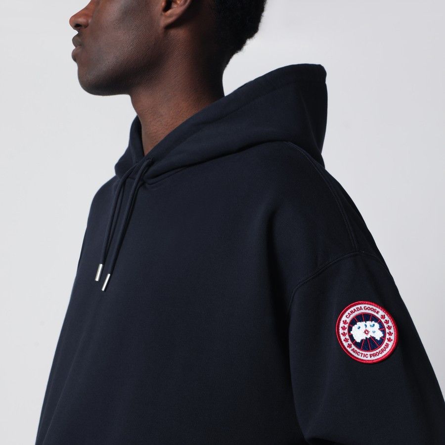 Canada Goose o1d2blof0226 Hooded Sweatshirt in Midnight Blue Size US M / EU 48-50 / 2 - 4 Thumbnail