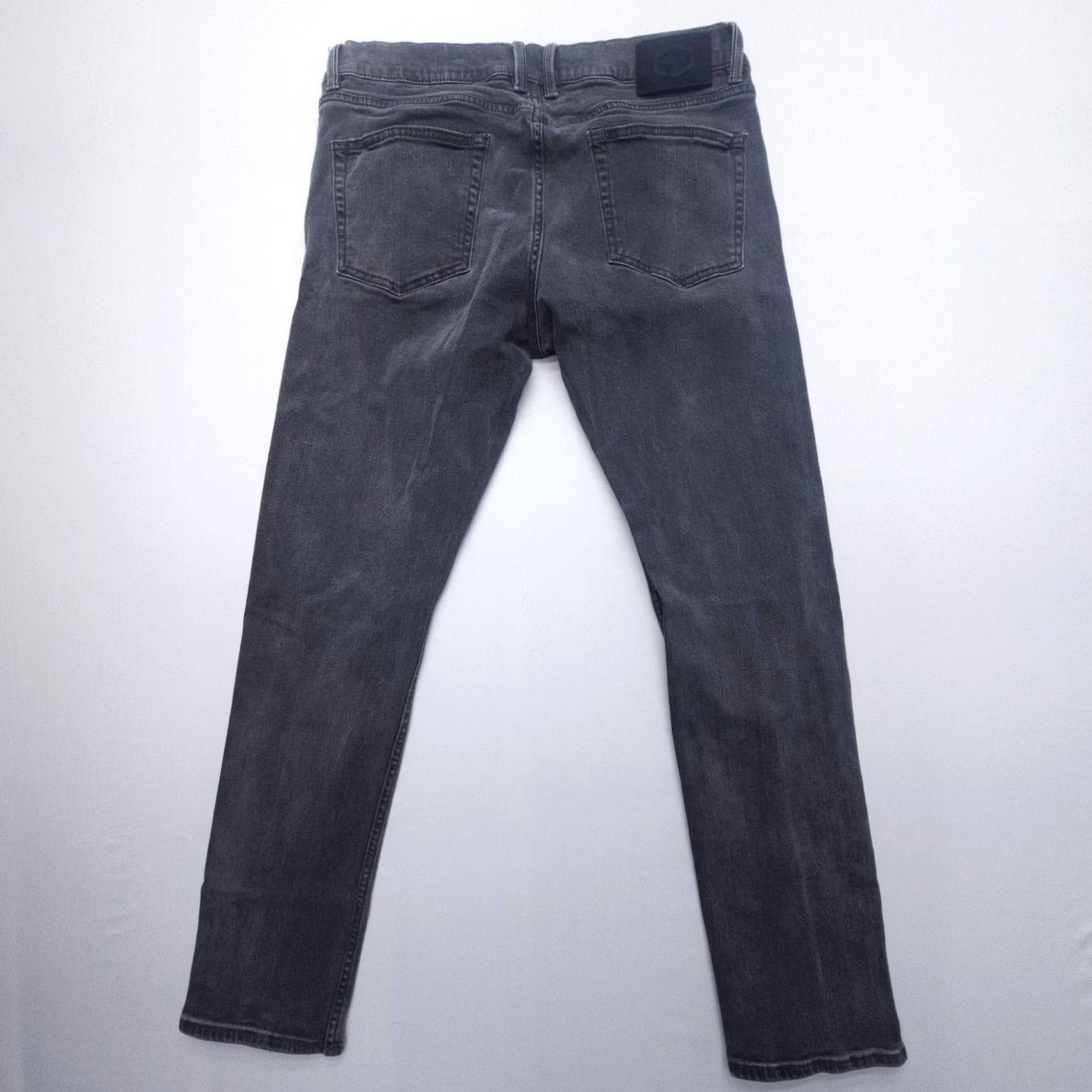 RVCA RVCA Jeans Mens 33 Black Denim Straight Slim Inseam 30" 5-Pocket Logo Vintage: No Size US 33 - 2 Thumbnail