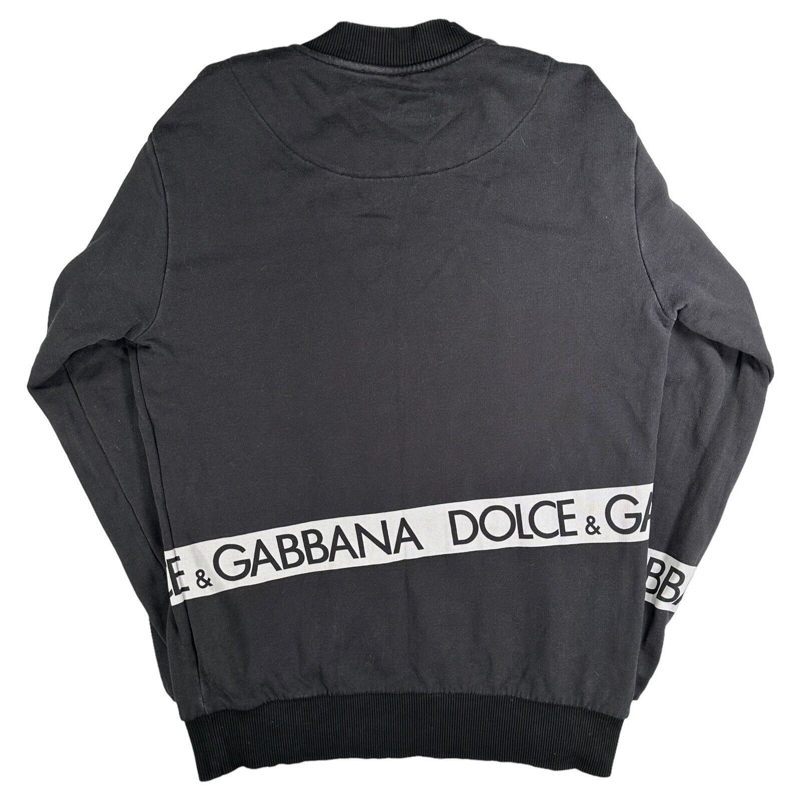 Dolce & Gabbana Dolce & Gabbana Size S Sweatshirt Black Tape Wrap Logo Size US S / EU 44-46 / 1 - 9 Thumbnail