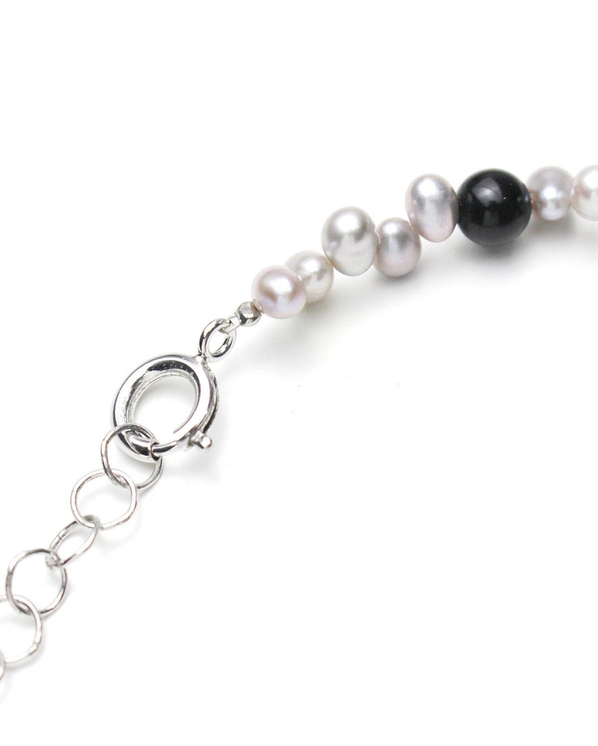 Japanese Brand 2000S JAPANESE MADE STERLING CHARM GEMSTONE BEADS NECKLACE Size ONE SIZE - 8 Thumbnail