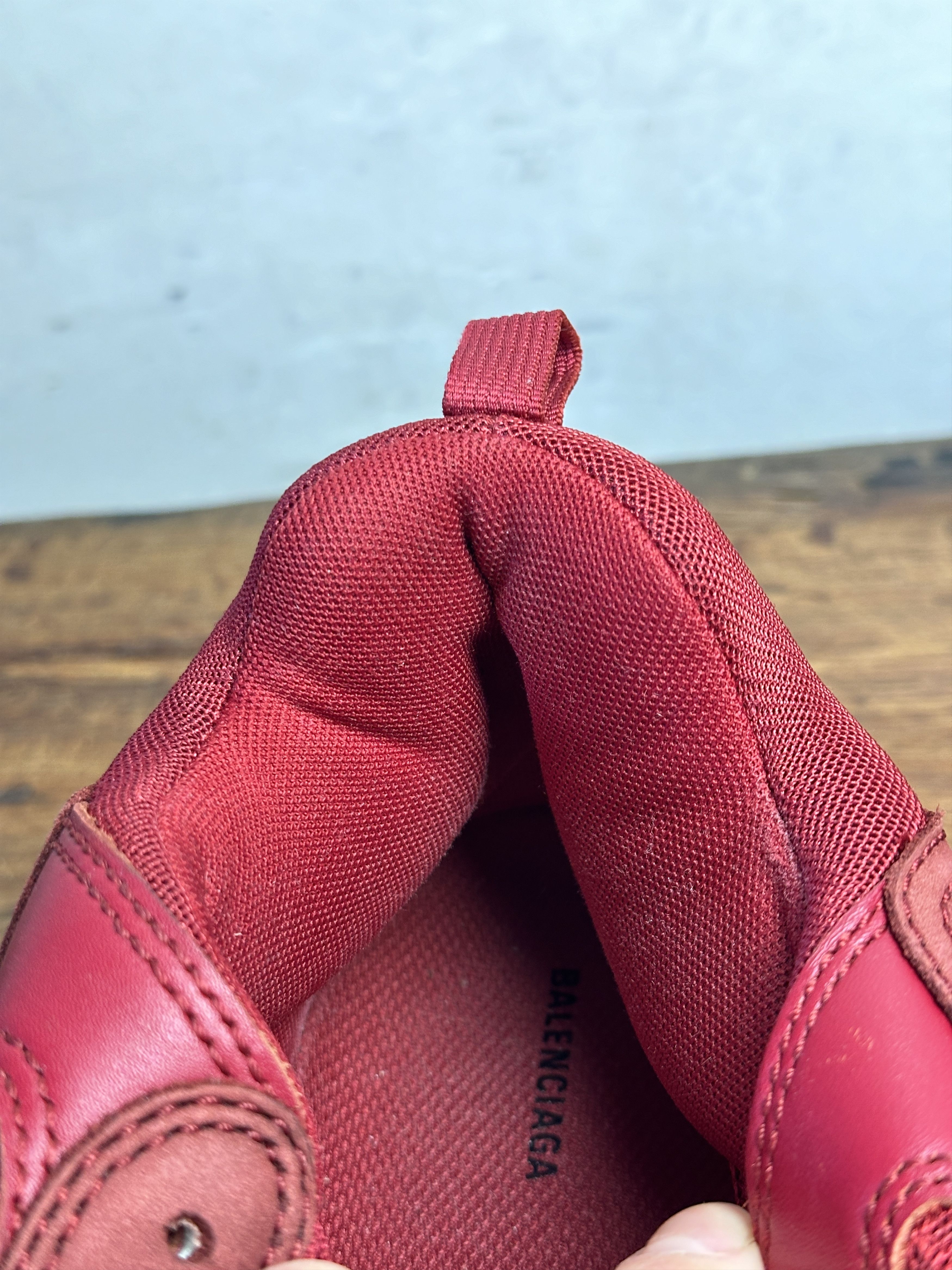 Balenciaga Balenciaga Triple S Clear Sole Red Size US 11 / EU 44 - 12 Thumbnail