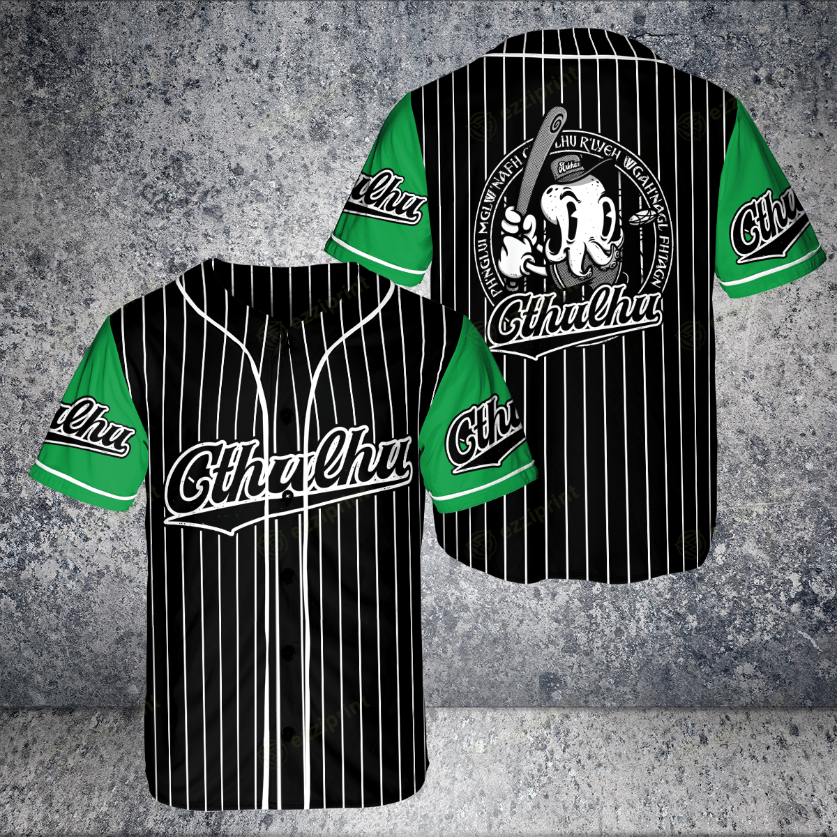 The Unbranded Brand Cthulhu Baseball Jersey, Jersey Shirt Size US M / EU 48-50 / 2 - 2 Thumbnail
