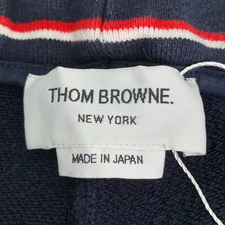 Thom Browne Thom Browne Size 3 Dark blue classic four-bar cotton draws Size US 34 / EU 50 - 7 Thumbnail