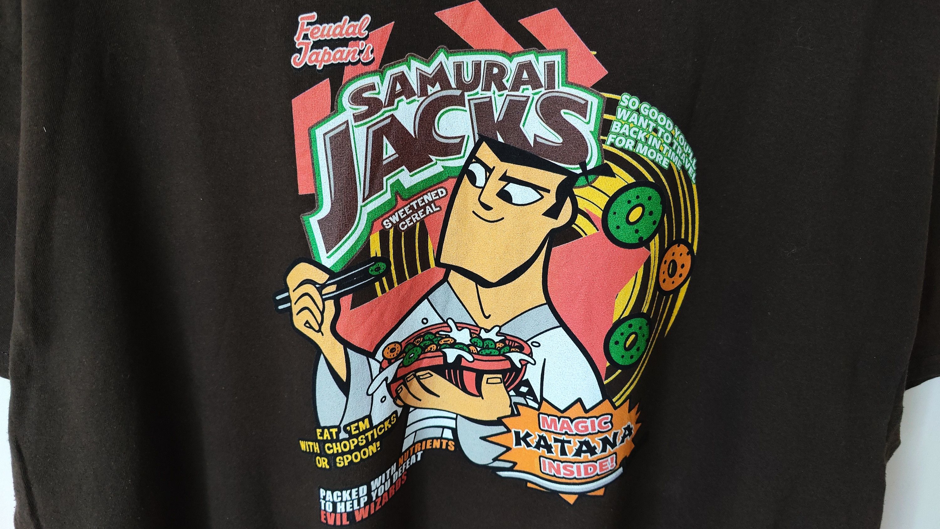 Cartoon Network Samurai Jack Big Print Y2K Vintage Official Tshirt Size US XXL / EU 58 / 5 - 2 Thumbnail