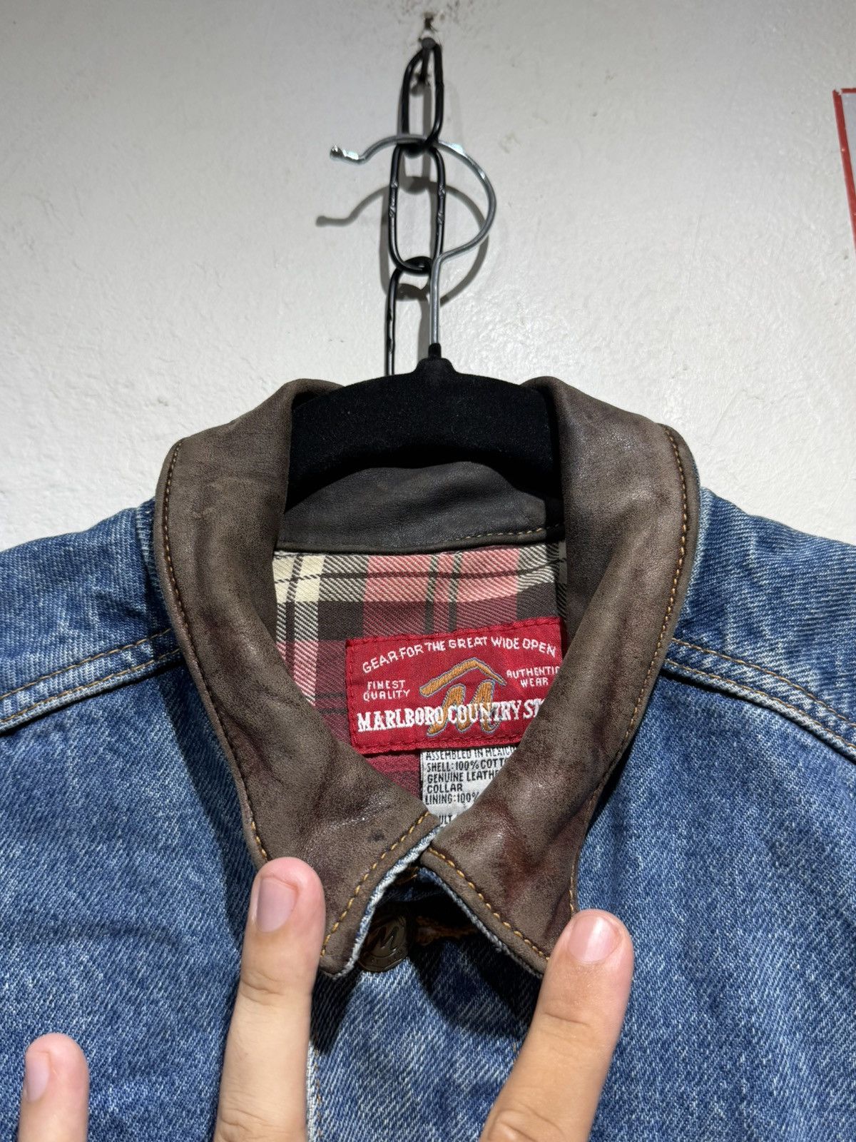 Marlboro Classics Vintage Marlboro Denim jacket Size US S / EU 44-46 / 1 - 9 Thumbnail