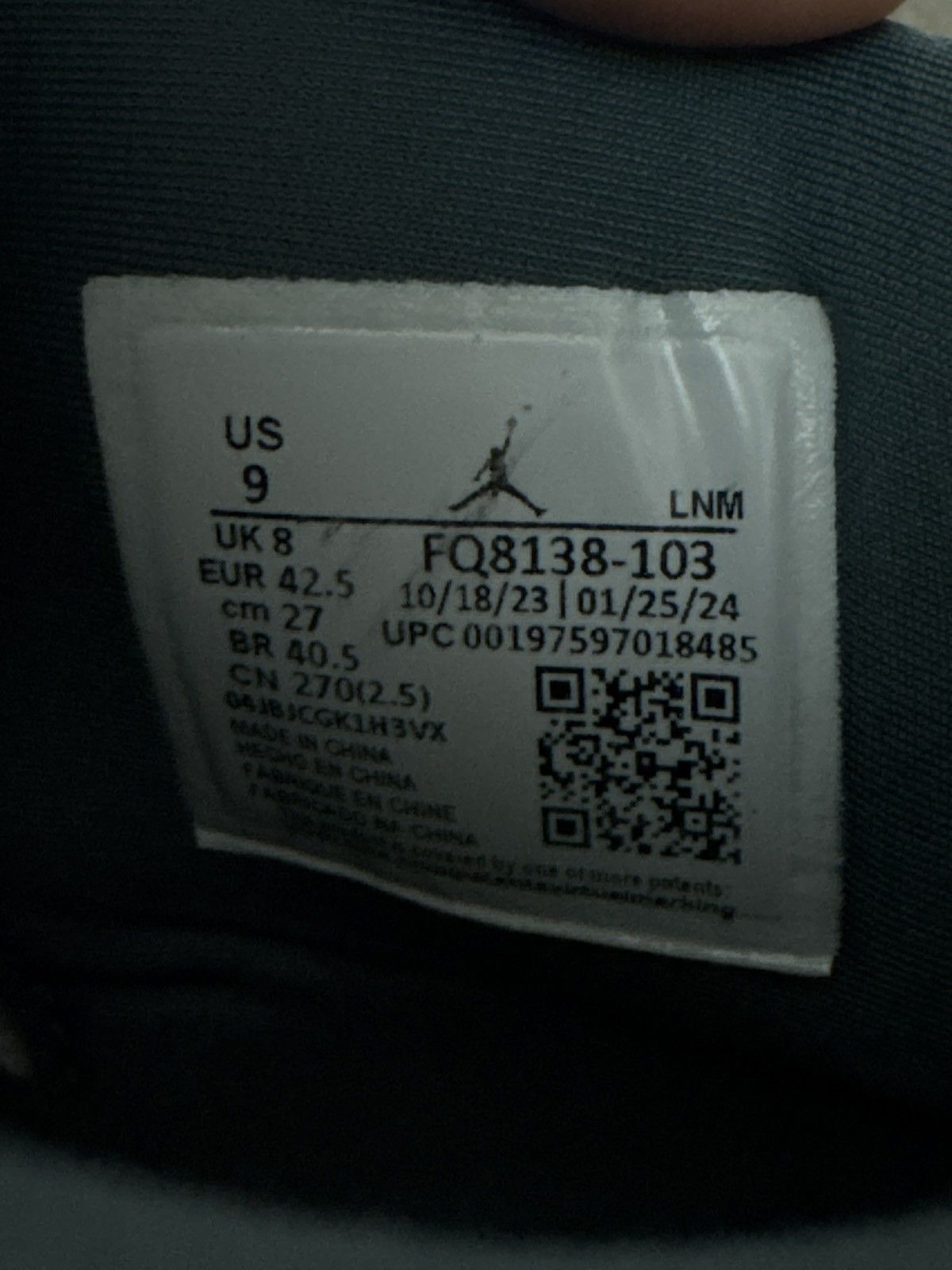 Jordan Brand × Nike Jordan 4 Retro Oxidized Green Size US 9 / EU 42 - 6 Thumbnail