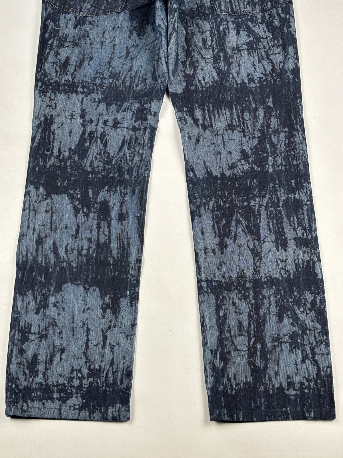 Issey Miyake S/S 2014 Bleach Effect Denim Jeans Size US 32 / EU 48 - 8 Thumbnail