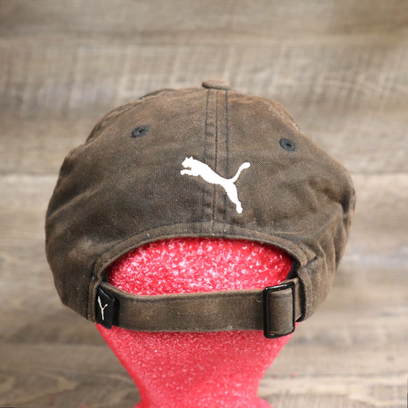 Puma PUMA Baseball Cap Hat Logo Adjustable Brown Adult Size White Men Size ONE SIZE - 4 Thumbnail
