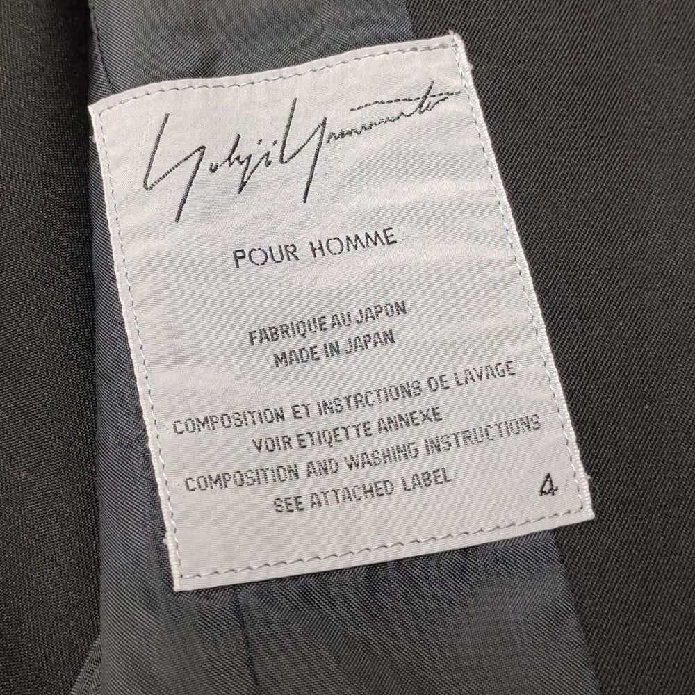 Yohji Yamamoto Yohji Yamamoto pour homme // 3D cut 3B jacket Size US XL / EU 56 / 4 - 4 Thumbnail