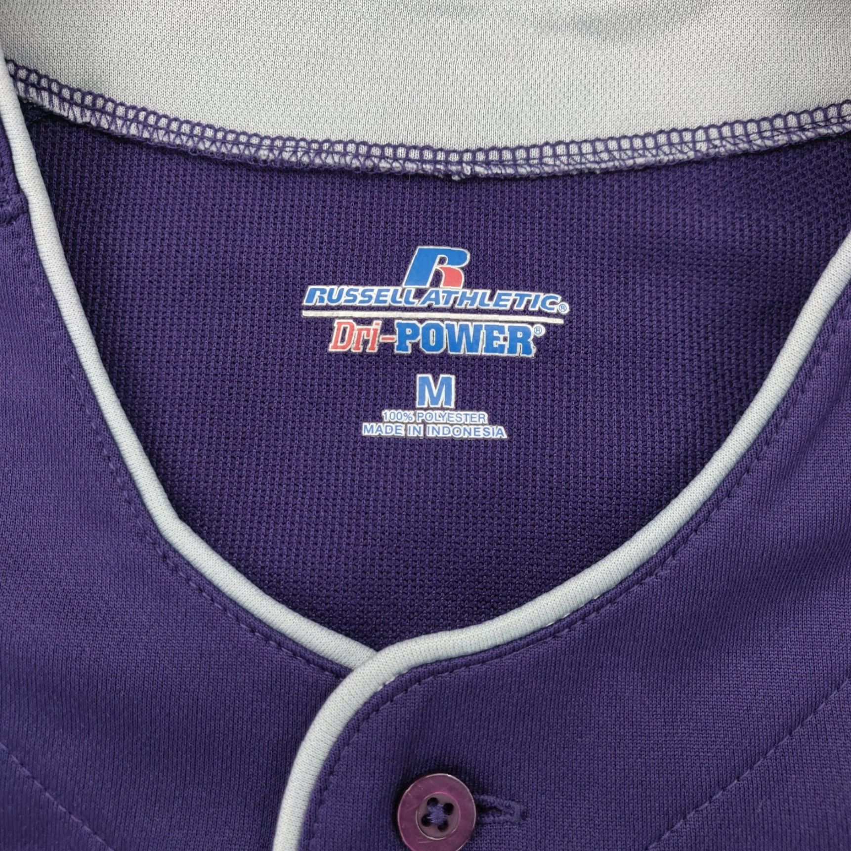 Russell Athletic VINTAGE Russell Athletic LA Lakers Jersey Shirt Mens M Purple 2010 Finals Button Regular Short Sleeve Crew Neck T-Shirt Purple Mens Basketball Size US M / EU 48-50 / 2 - 7 Thumbnail