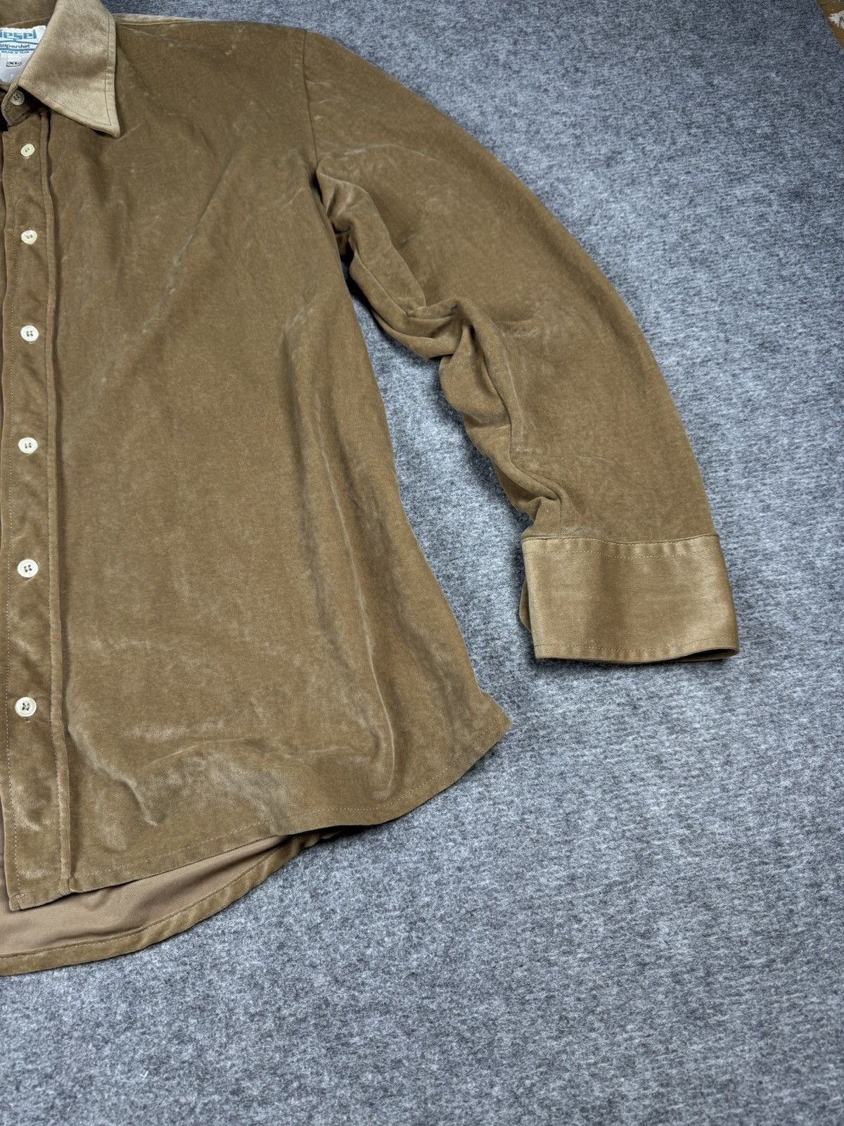 Vintage velvet Diesel shirt button ups