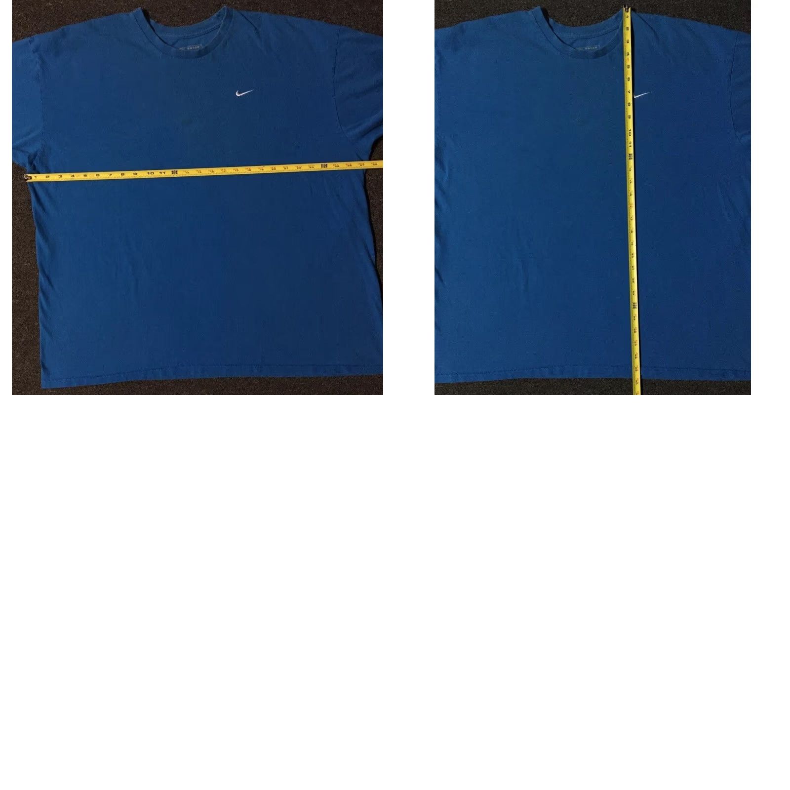 Nike VINTAGE Nike Faded Swoosh Shirt 2XL Boxy Mens Blue 90s Y2K Grunge Surf Skate Hip Hop Punk Retro College USA Swoosh Shirt Mens XXL Size US XXL / EU 58 / 5 - 9 Thumbnail