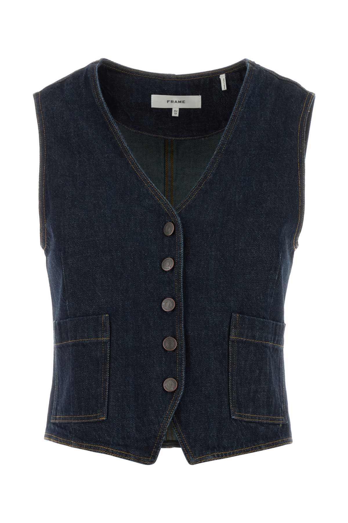 Frame Denim Vest Size M / US 6-8 / IT 42-44 - 1 Thumbnail