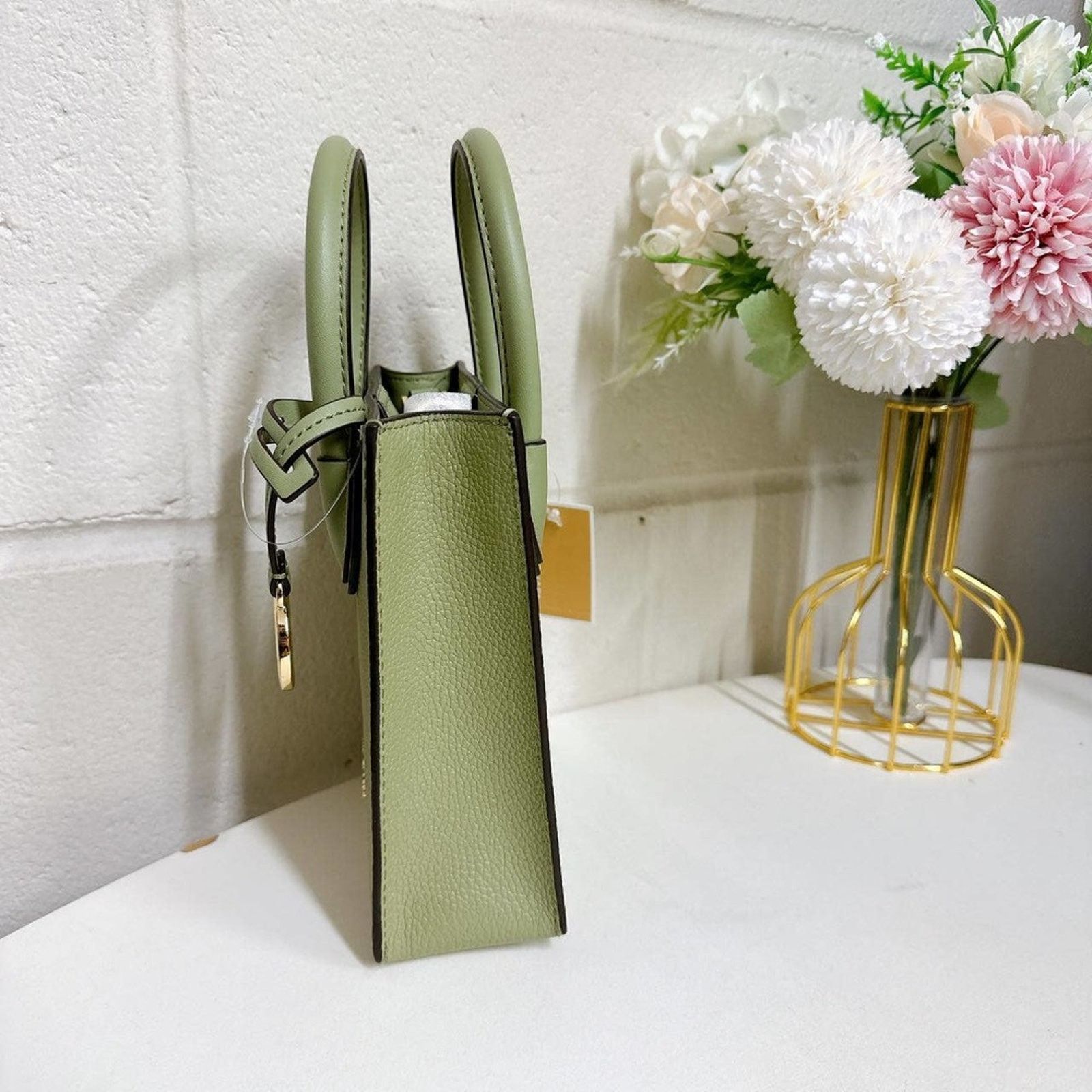 Michael Kors Michael Kors 35S1GM9T0L Mercer XS Leather xbody Bag green Size ONE SIZE - 4 Thumbnail
