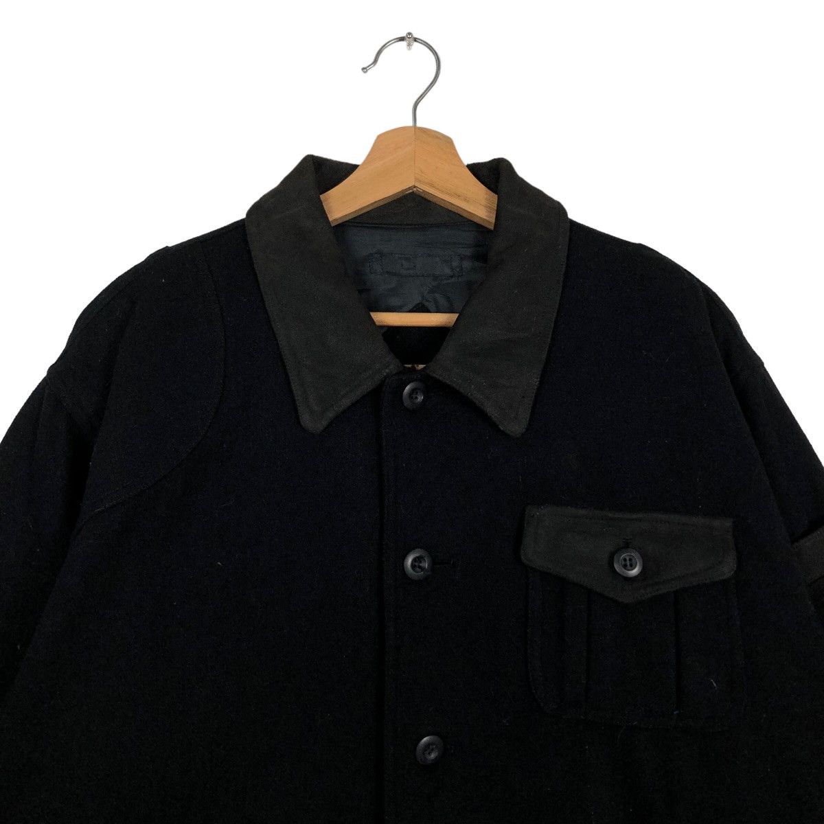 Issey Miyake 🔥Wool Chore Jacket Expressly For Men Rare Design Size US M / EU 48-50 / 2 - 2 Thumbnail
