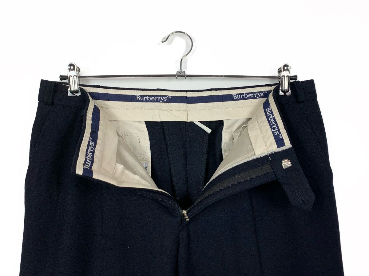 Burberry Vintage Burberrys Men's Navy Wool Trousers West Germany Size US 32 / EU 48 - 3 Thumbnail