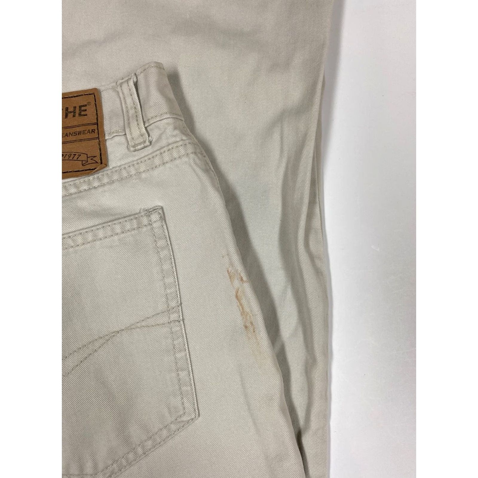 Jordache Jordache Pants Womens 16 Beige Cotton Bootcut Chino 31 Inseam Regular 8.5-10.5 Rise Size 38" / US 16 / IT 52 - 5 Thumbnail