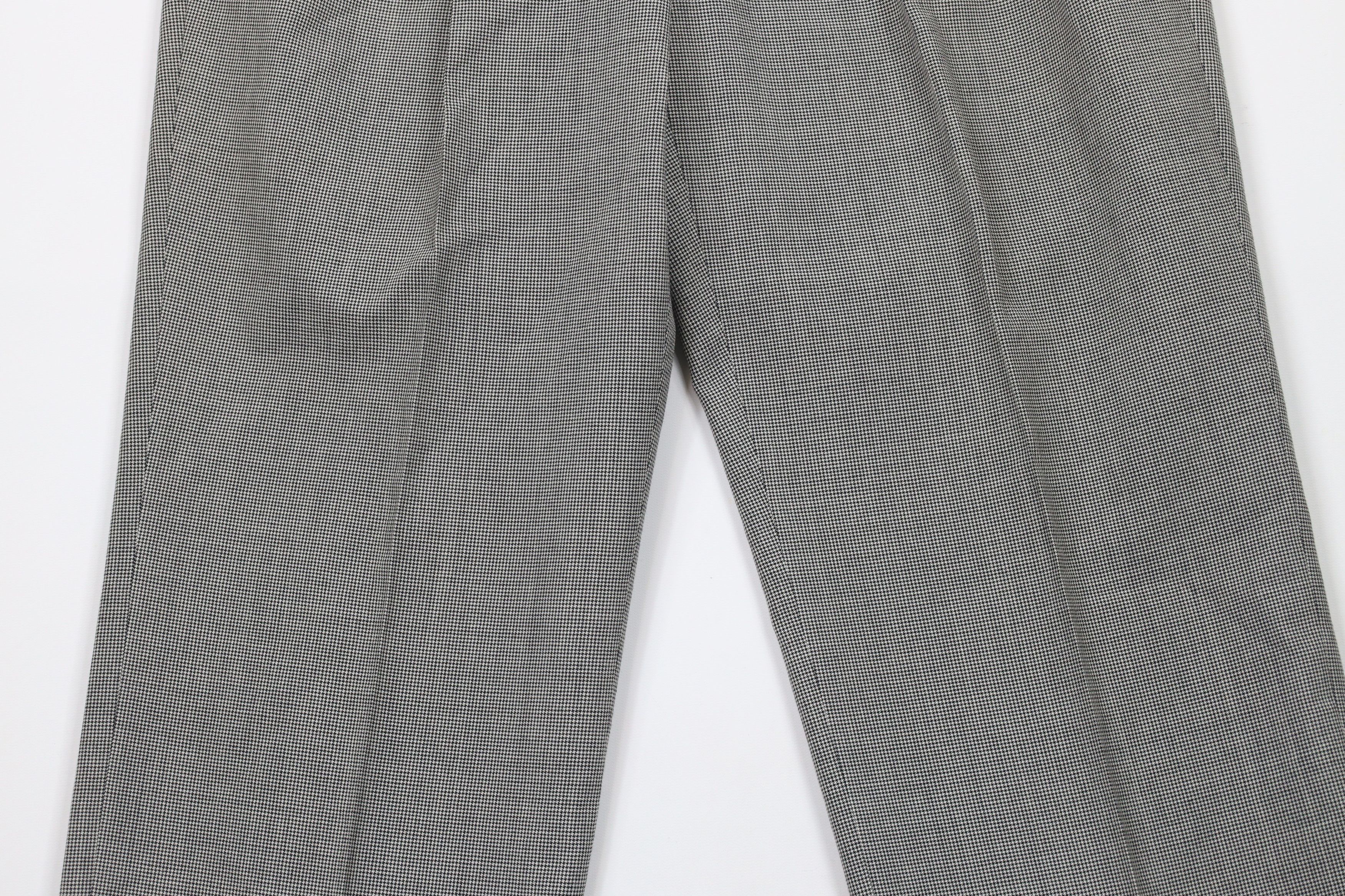 Vintage Vintage 70s Streetwear Wide Leg Chino Pants Houndstooth Size US 32 / EU 48 - 3 Thumbnail
