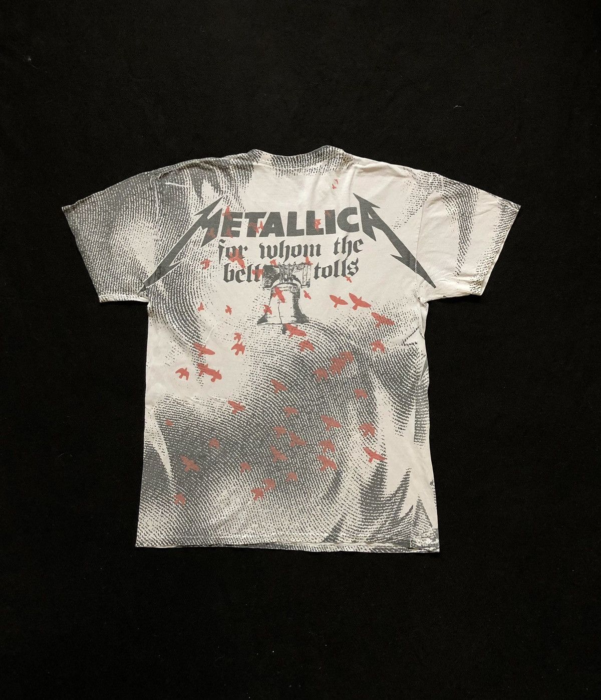 Metallica × Vintage Tshirt Metallica Band Tees Vintage 90’s Full Print Size US M / EU 48-50 / 2 - 2 Thumbnail