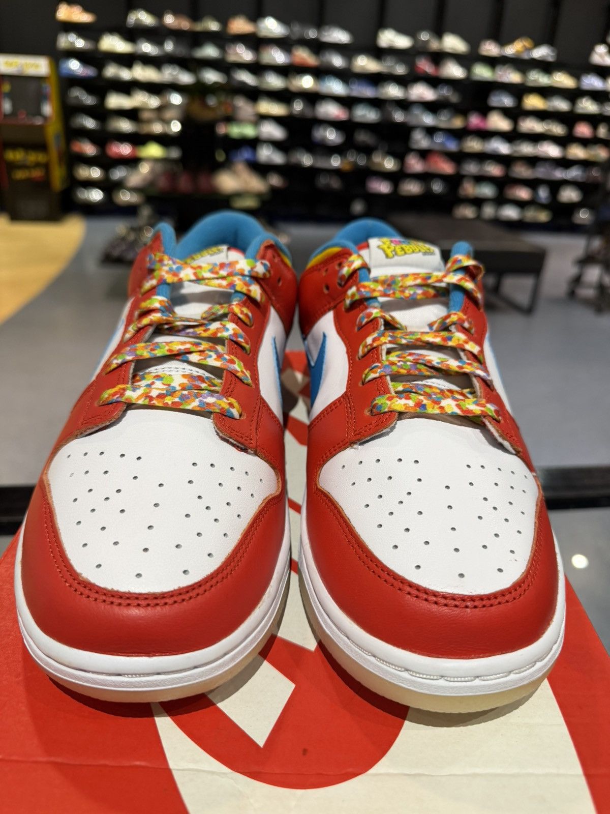 Nike Size 10 - Nike Dunk Low Fruity Pebbles Lebron James Size US 10 / EU 43 - 2 Thumbnail