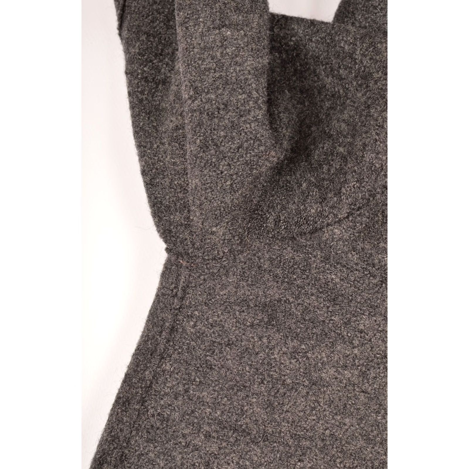 Vintage Ewooluzione Gray Virgin Wool Designer Coat Jacket, Made in Italy, Size 40, Women, Wool Coat, Overcoat, Gray, Designer, 90s-like? Size S / US 4 / IT 40 - 3 Thumbnail