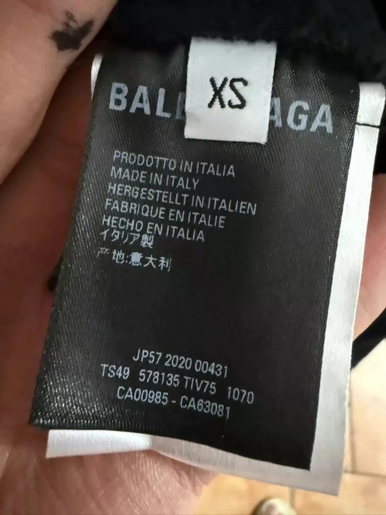 Balenciaga Balenciaga Crew Sweater Black Size US XS / EU 42 / 0 - 4 Thumbnail