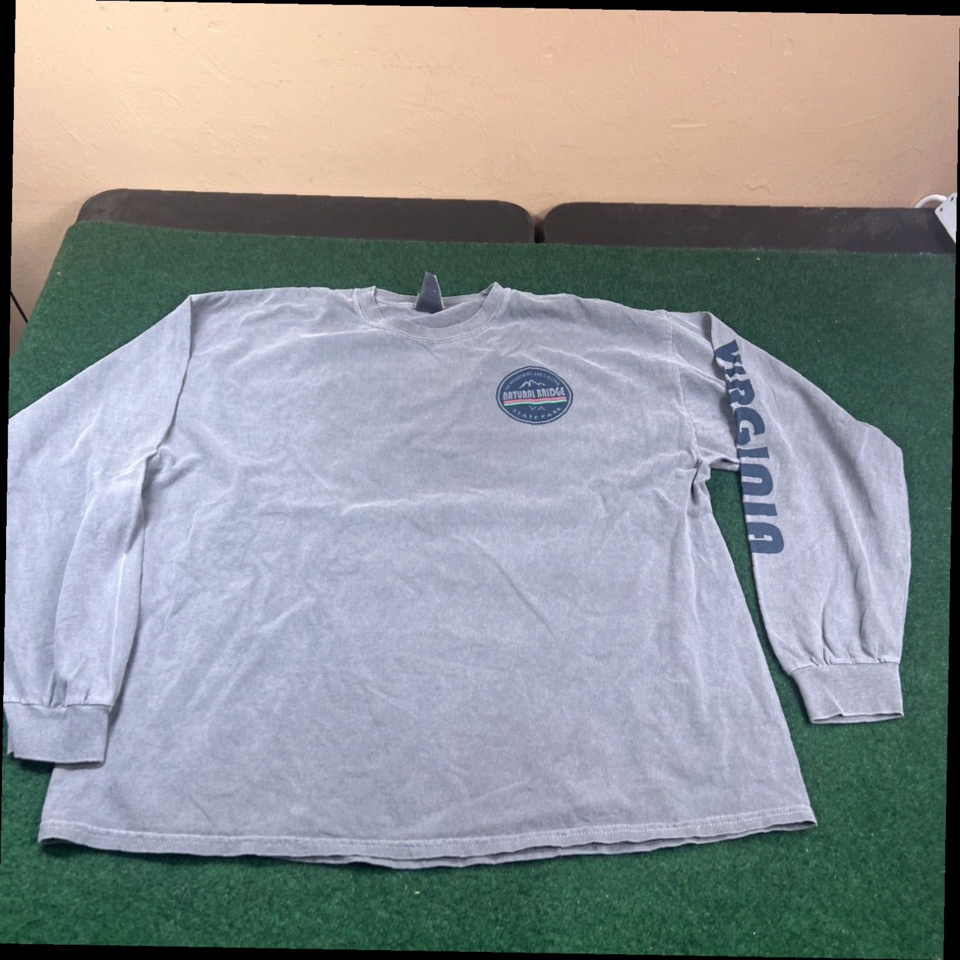 Vintage Vintage Natural Bridge Virginia State Park T-Shirt Adult Size 2XL Long Sleeve Size US XL / EU 56 / 4 - 5 Thumbnail