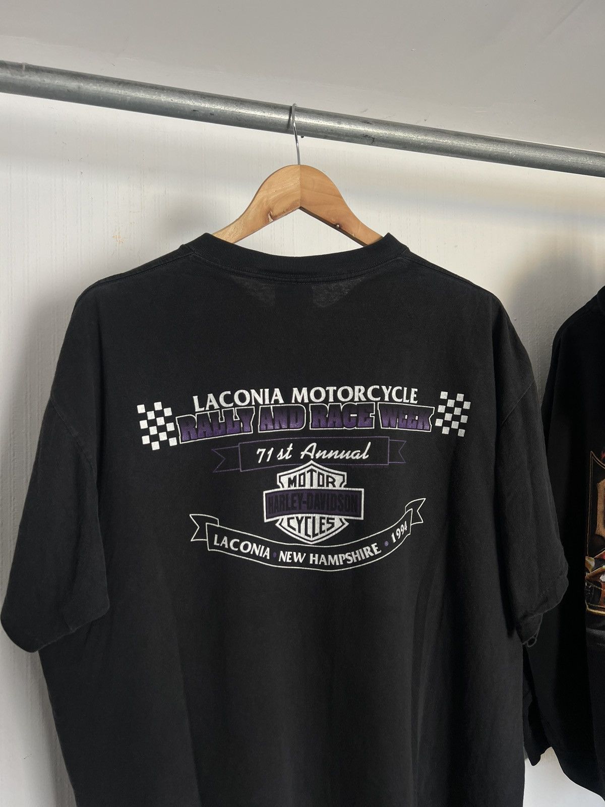 Harley Davidson Vintage 1993 Harley Davidson Chrome Sweet Chrome Shirt Size US XL / EU 56 / 4 - 4 Thumbnail
