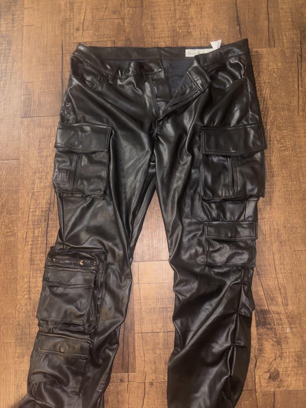 Smoke Rise Black Leather Pants. Smoke Rise Size US 38 / EU 54 - 3 Thumbnail