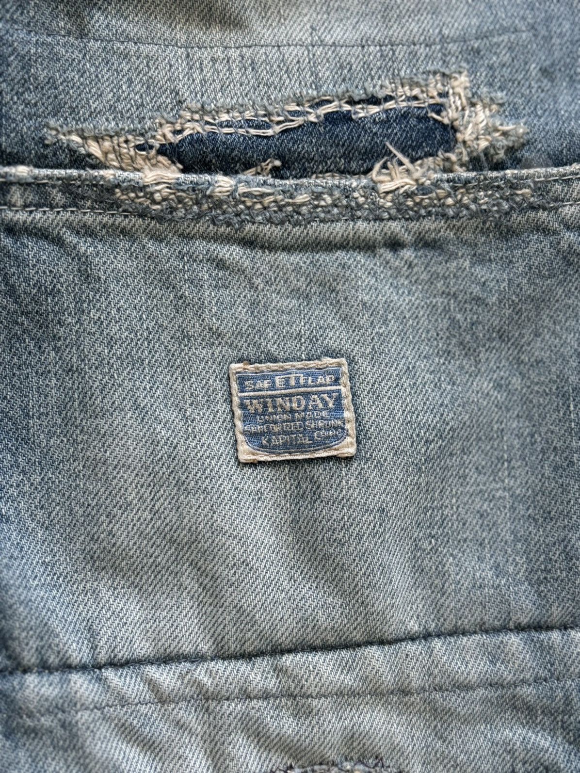 Kapital Kapital Kountry Working Class Distressed Patchwork Denim Size US 30 / EU 46 - 2 Thumbnail