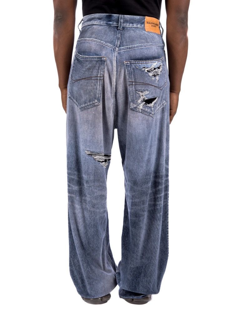 Balenciaga Balenciaga Trompe L’oeil Baggy Jeans Pants Size US 32 / EU 48 - 2 Thumbnail