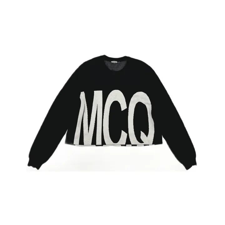 Alexander McQueen Alexander McQueen Casual Long Sleeve Crop Sweatshirt 0079 Size XL / US 12-14 / IT 48-50 - 1 Thumbnail