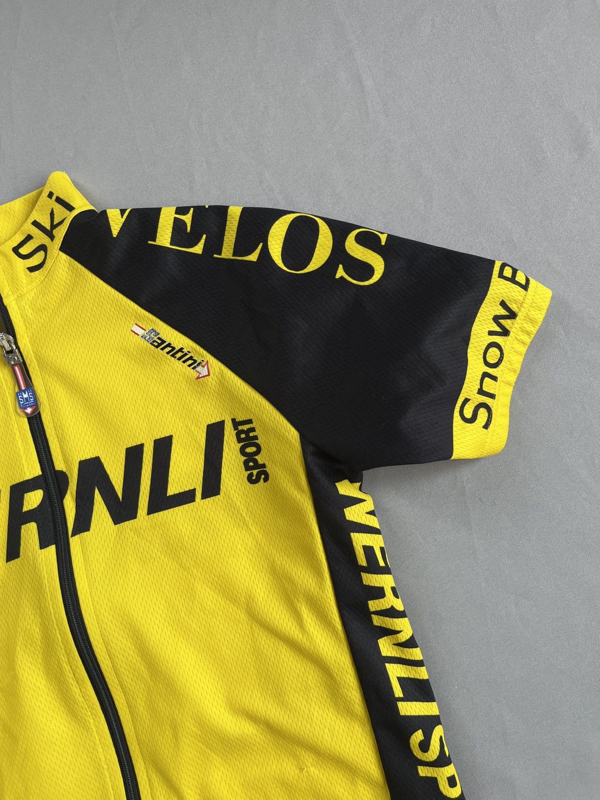Other Santini SMS Yellow Bike Cycling Jersey Short Sleeve Size US M / EU 48-50 / 2 - 5 Thumbnail