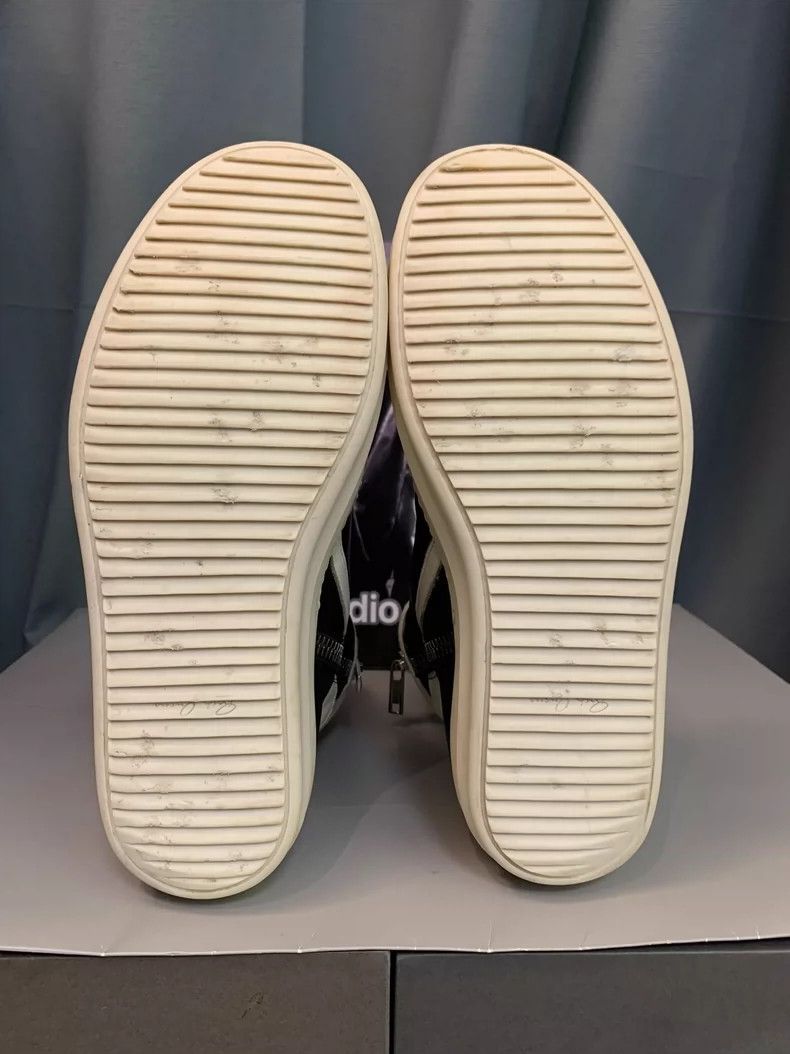 Rick Owens Rick Owens Black and white cowhide leather shoe Size US 8.5 / EU 41-42 - 8 Thumbnail