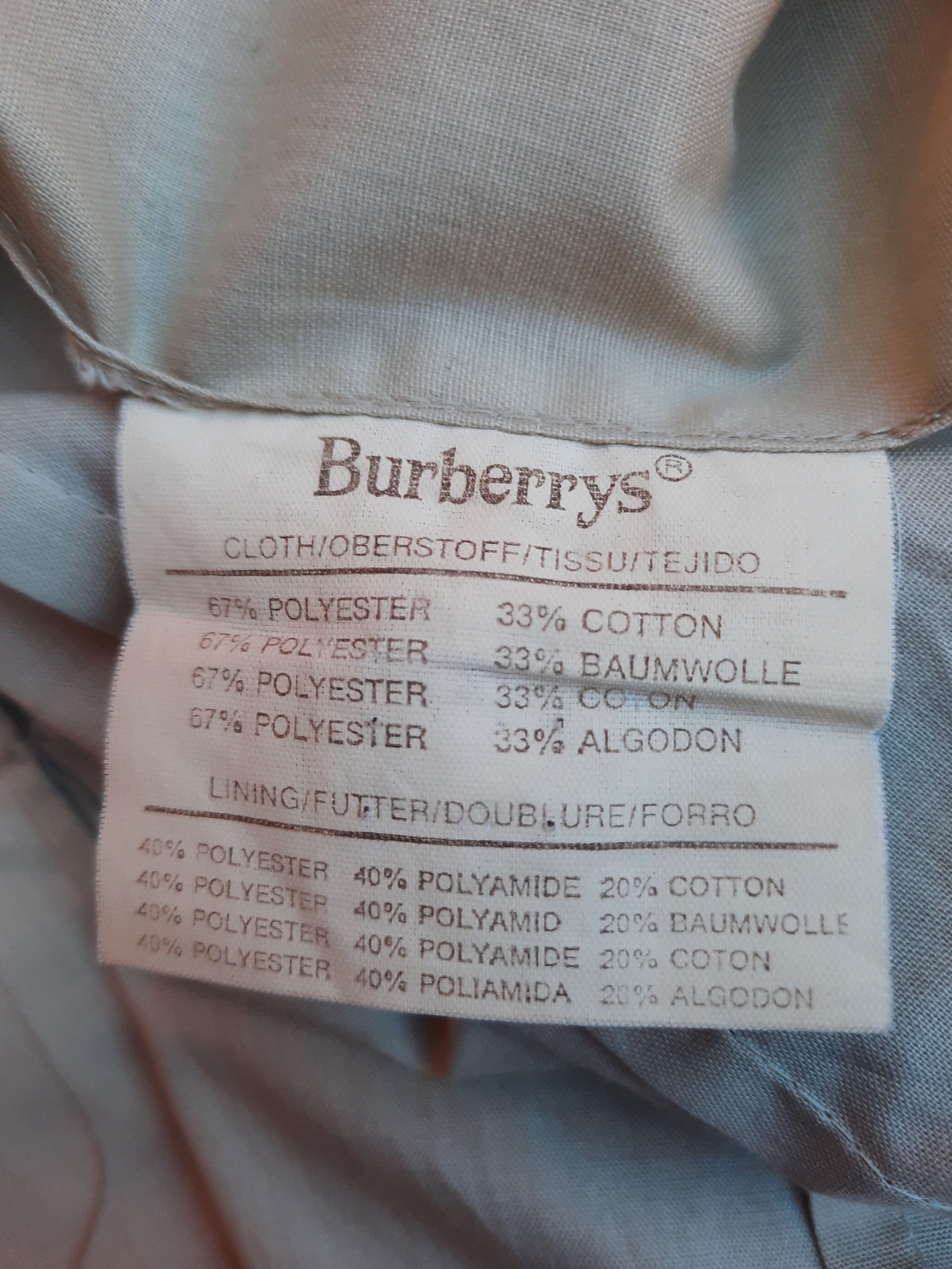 Burberry Vintage 90s Burberry Lightweight Trench Jacket Size M Size US M / EU 48-50 / 2 - 12 Thumbnail