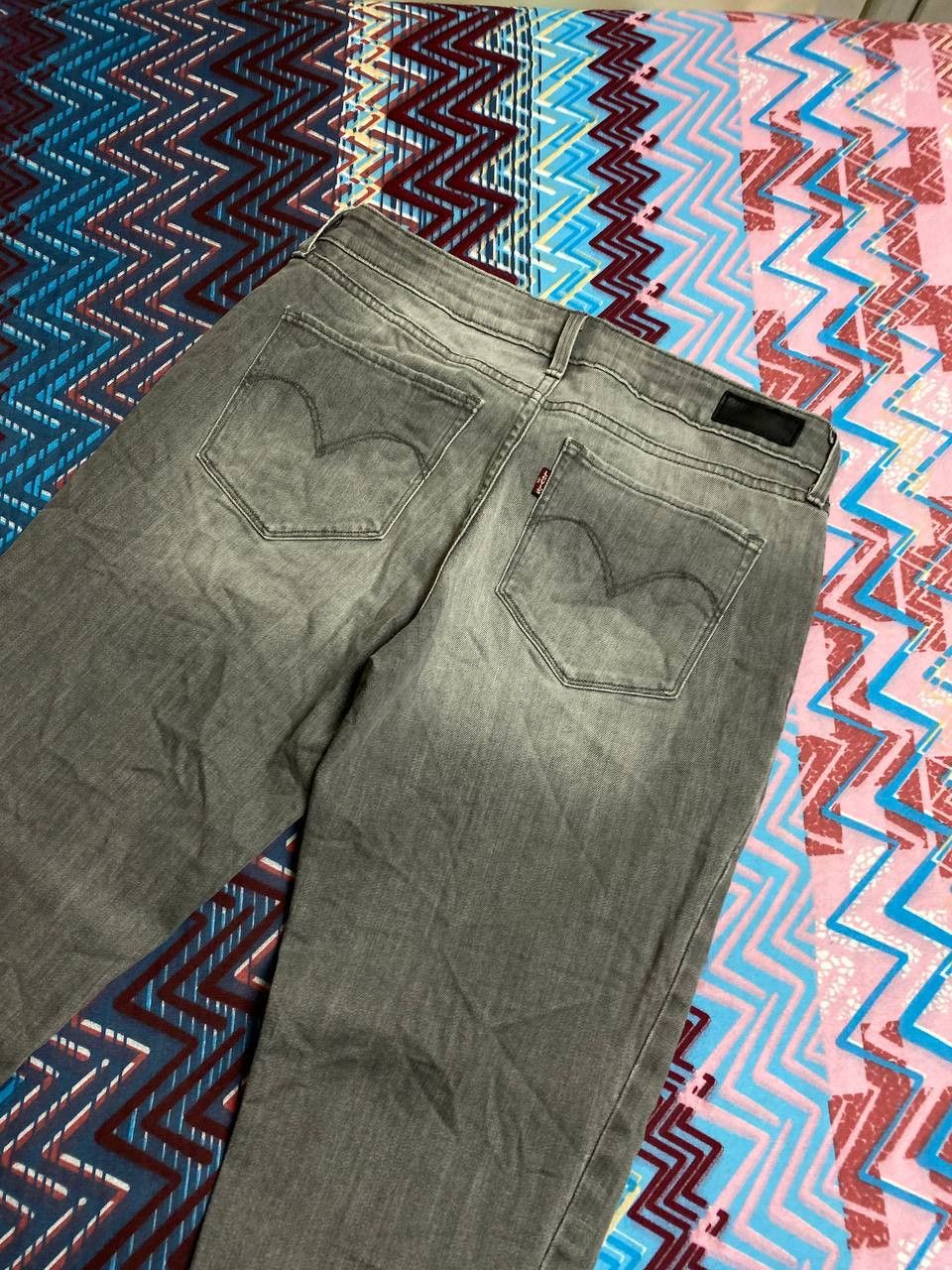 Levi's jeans pants gray Y2K Levi's vintage Modern Rise skinny Size 28" / US 6 / IT 42 - 17 Thumbnail