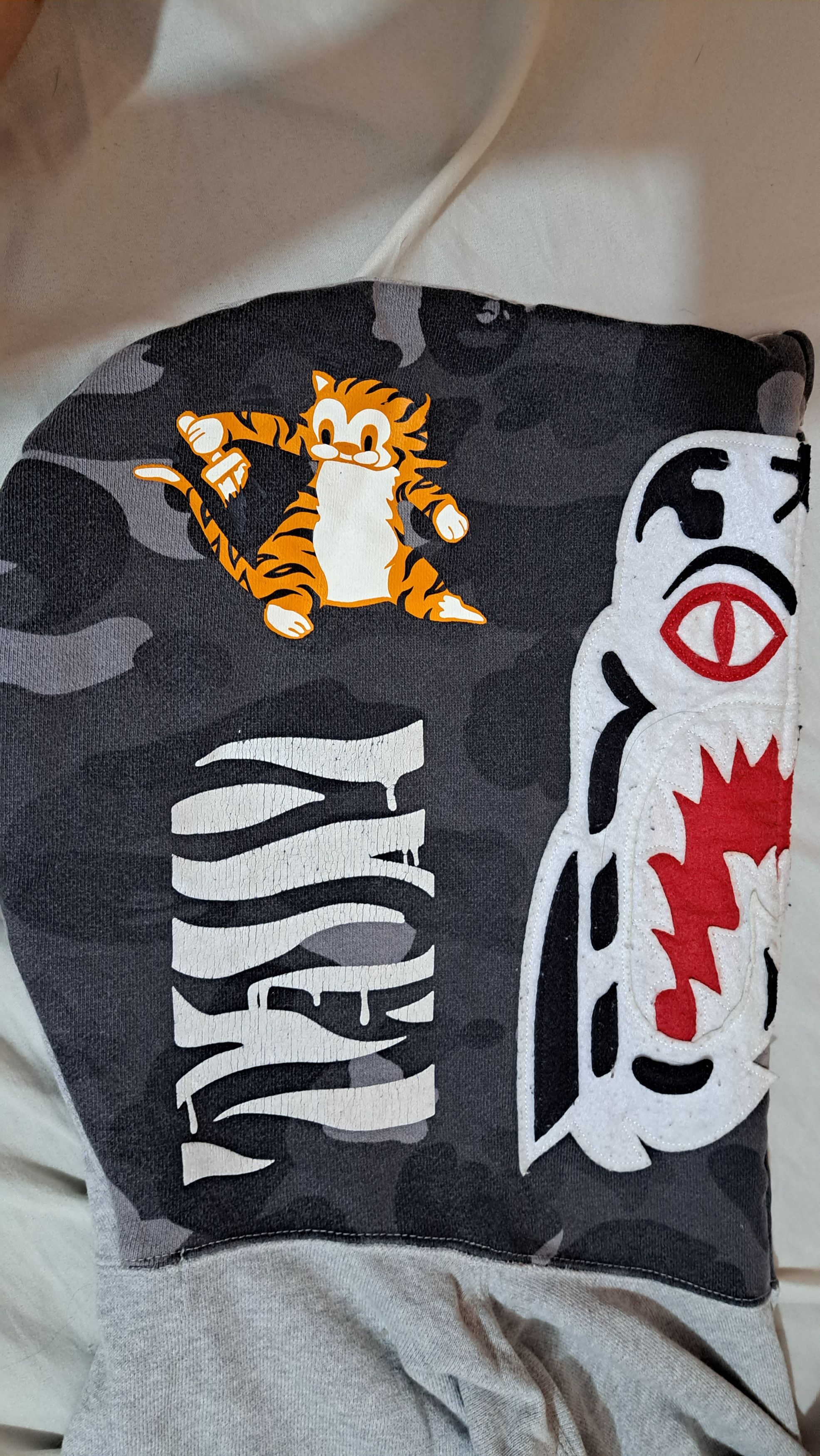 Bape Bape Tiger Shark Hoodie Size S / US 4 / IT 40 - 4 Thumbnail